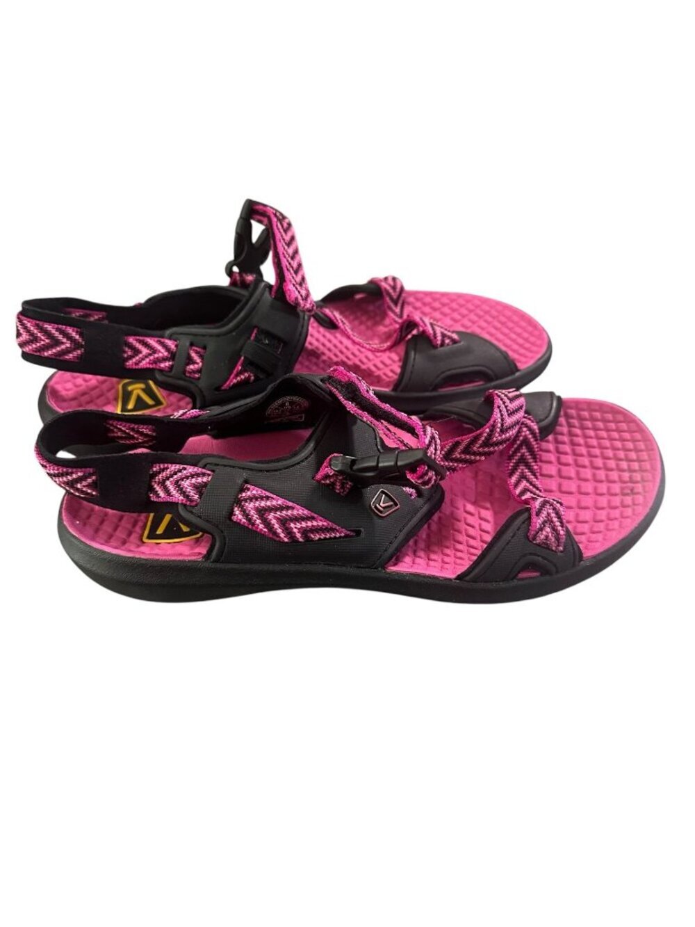 Keen MAUPIN Women's Sandal Black Pink US Size 8 Beach vacation Summer Camping